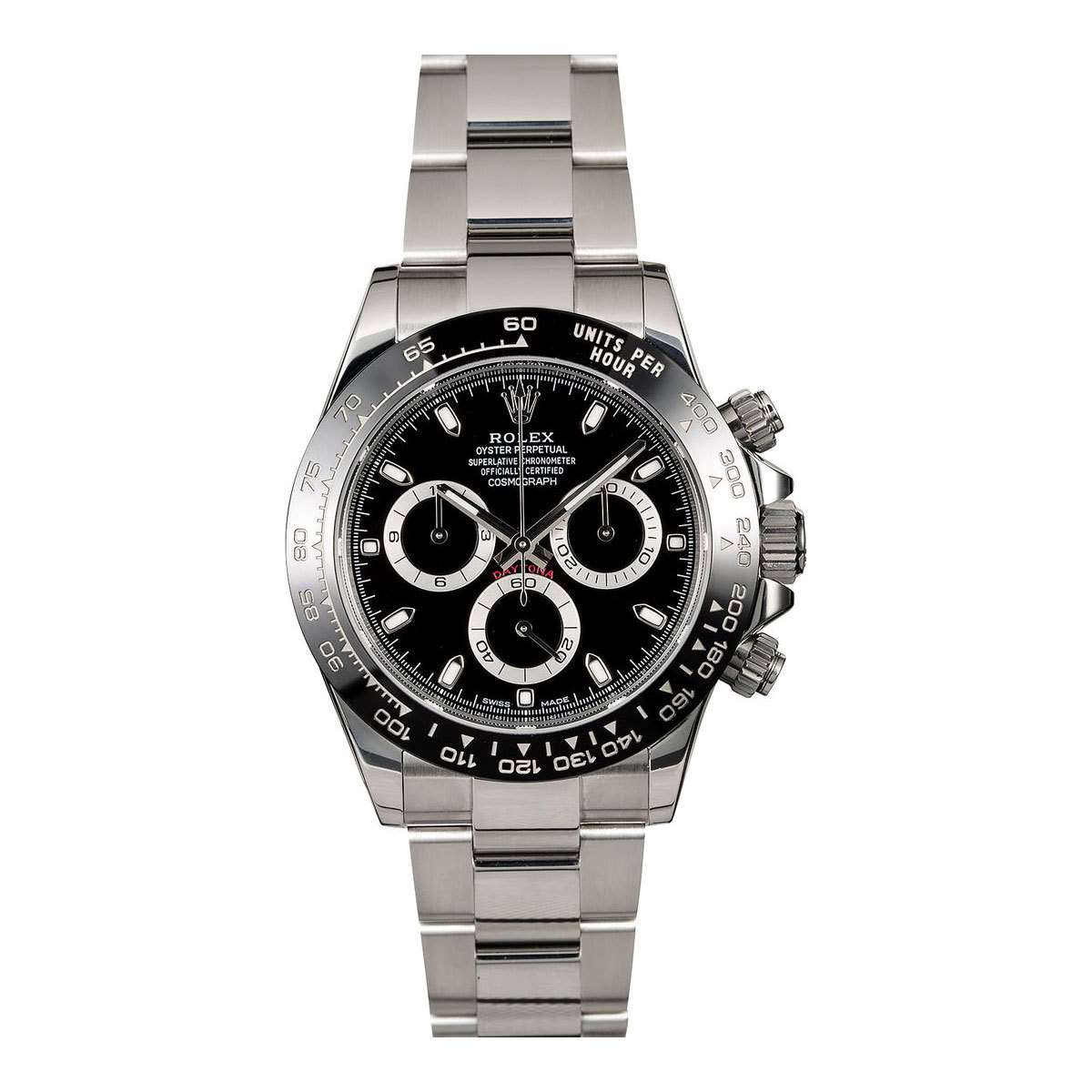Rolex Daytona Ref 116500LN A Stainless Steel Chronograph Wristwatch with Bracelet Circa 2018 offered by Sotheby's